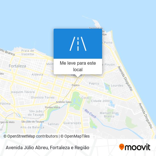 Avenida Júlio Abreu mapa