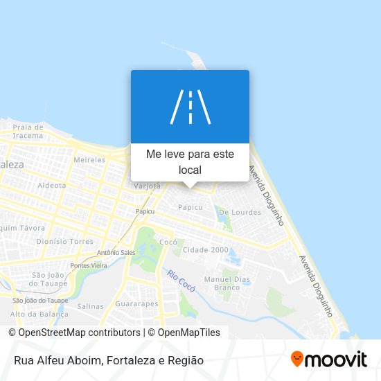 Rua Alfeu Aboim mapa