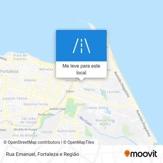 Rua Emanuel mapa