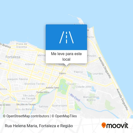 Rua Helena Maria mapa