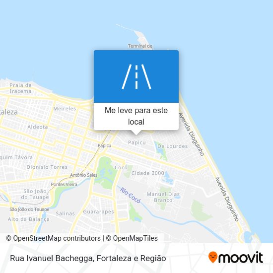 Rua Ivanuel Bachegga mapa