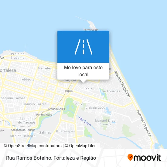 Rua Ramos Botelho mapa