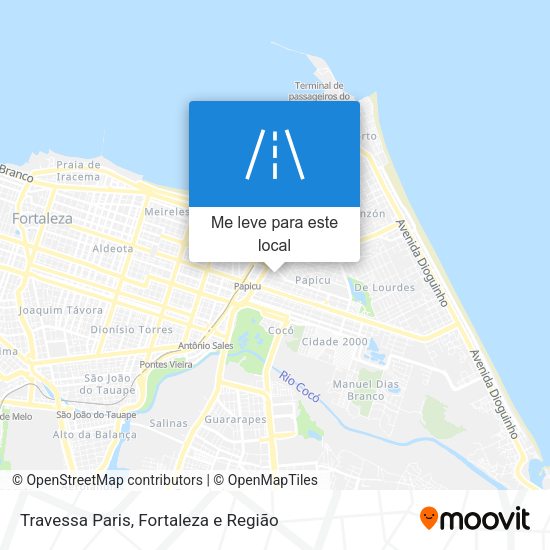 Travessa Paris mapa