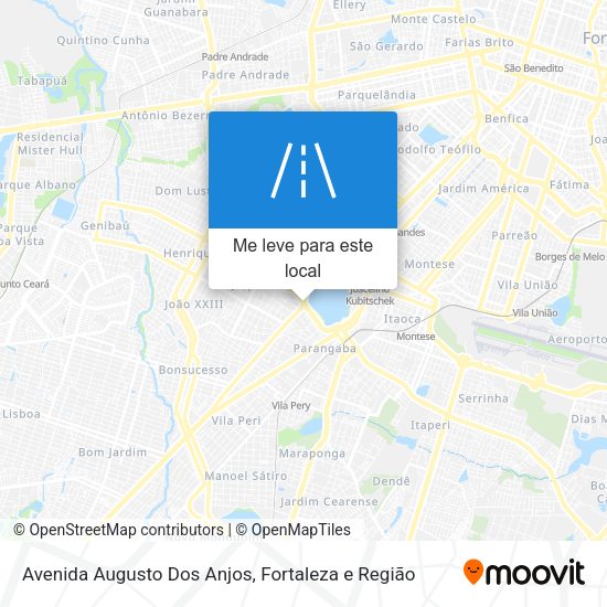Avenida Augusto Dos Anjos mapa