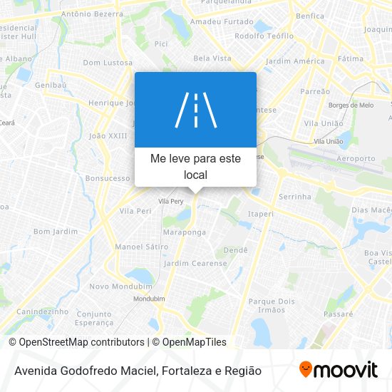 Avenida Godofredo Maciel mapa