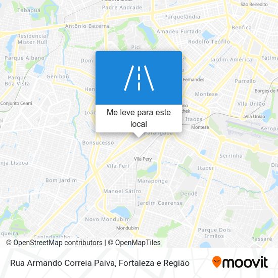Rua Armando Correia Paiva mapa