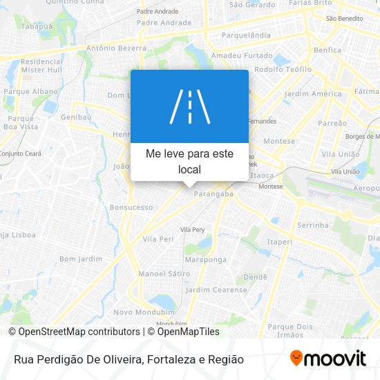 Rua Perdigão De Oliveira mapa