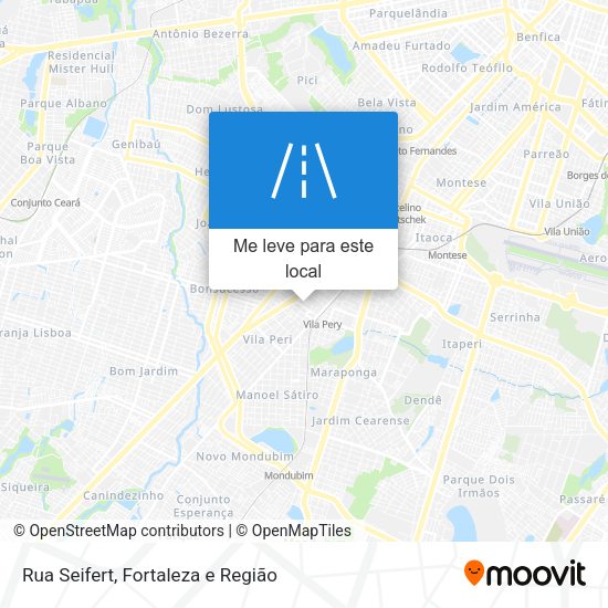 Rua Seifert mapa