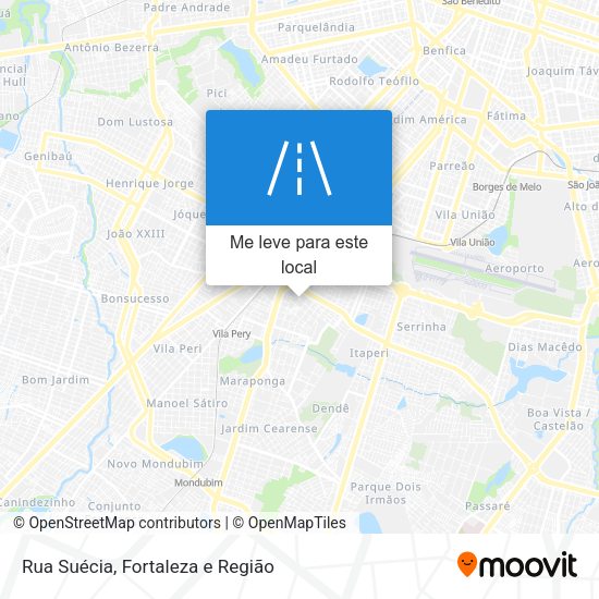 Rua Suécia mapa