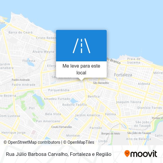 Rua Júlio Barbosa Carvalho mapa