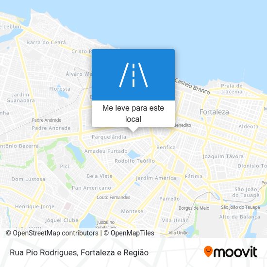 Rua Pio Rodrigues mapa