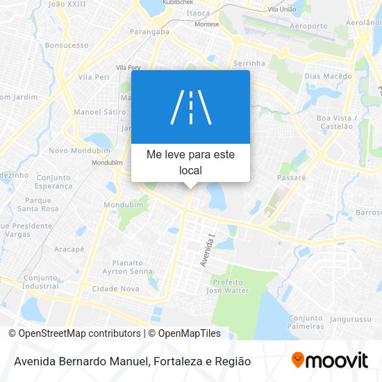 Avenida Bernardo Manuel mapa
