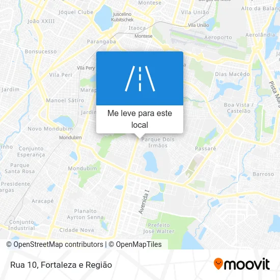Rua 10 mapa