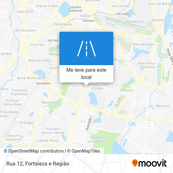 Rua 12 mapa