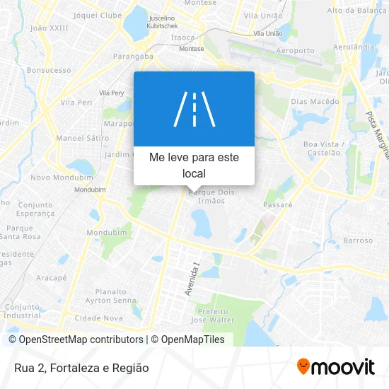 Rua 2 mapa