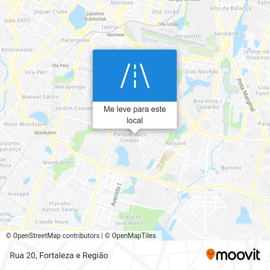 Rua 20 mapa