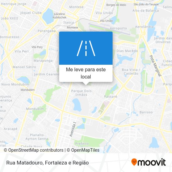 Rua Matadouro mapa