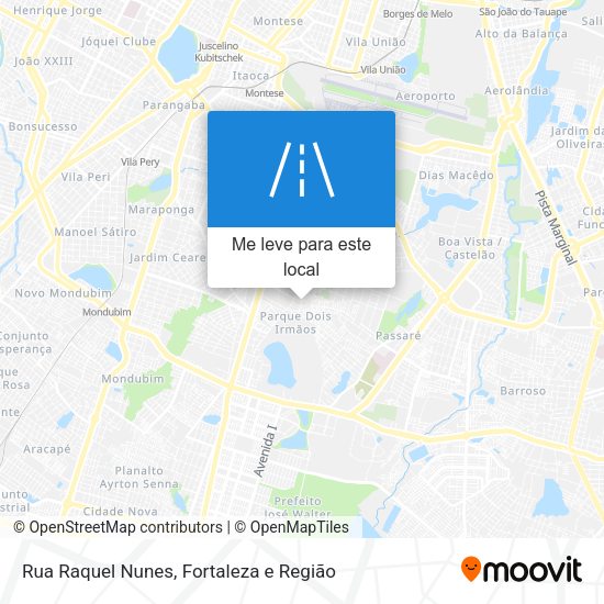 Rua Raquel Nunes mapa