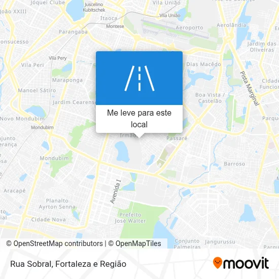 Rua Sobral mapa