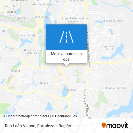 Rua Leão Veloso mapa