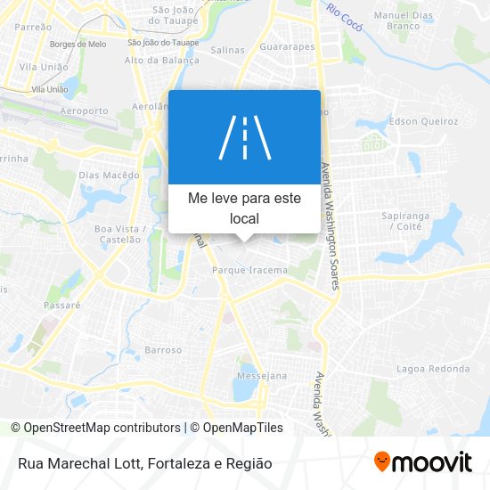 Rua Marechal Lott mapa