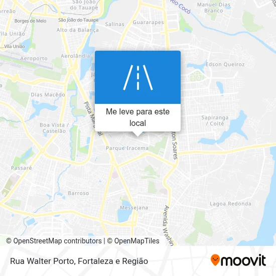 Rua Walter Porto mapa
