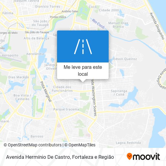 Avenida Hermínio De Castro mapa