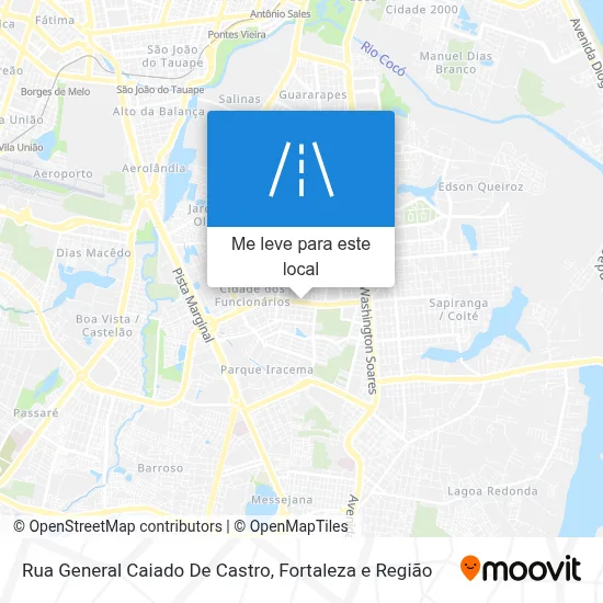 Rua General Caiado De Castro mapa