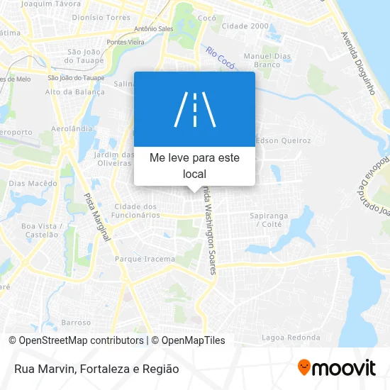 Rua Marvin mapa