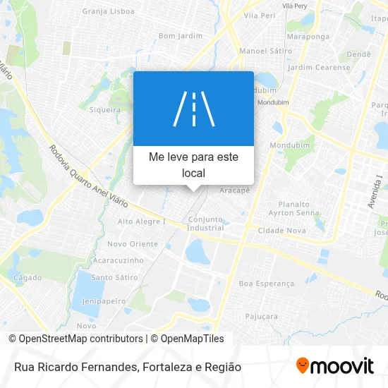 Rua Ricardo Fernandes mapa