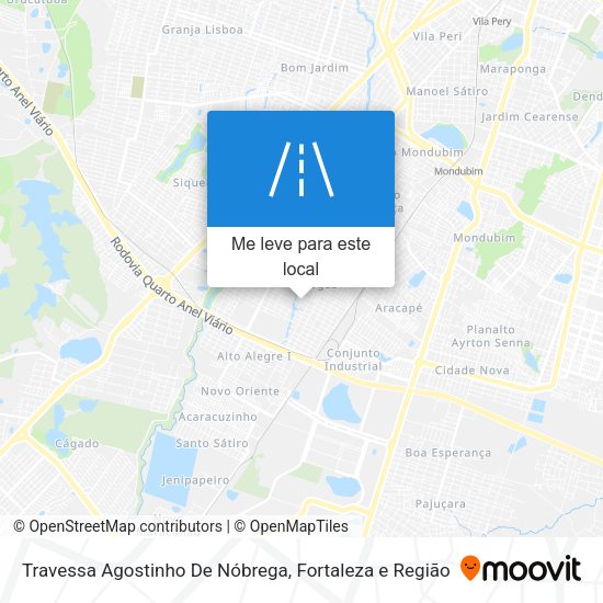 Travessa Agostinho De Nóbrega mapa