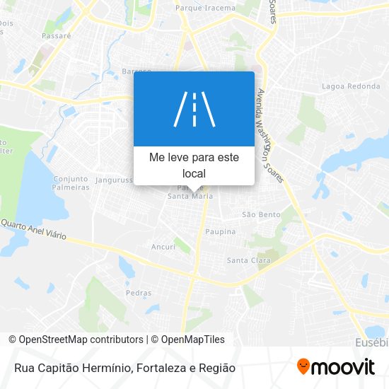 Rua Capitão Hermínio mapa