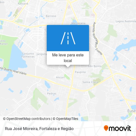 Rua José Moreira mapa