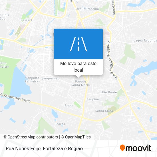 Rua Nunes Feijó mapa