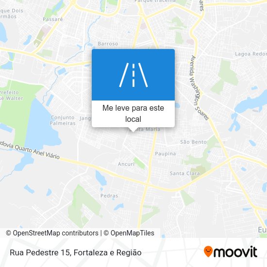 Rua Pedestre 15 mapa