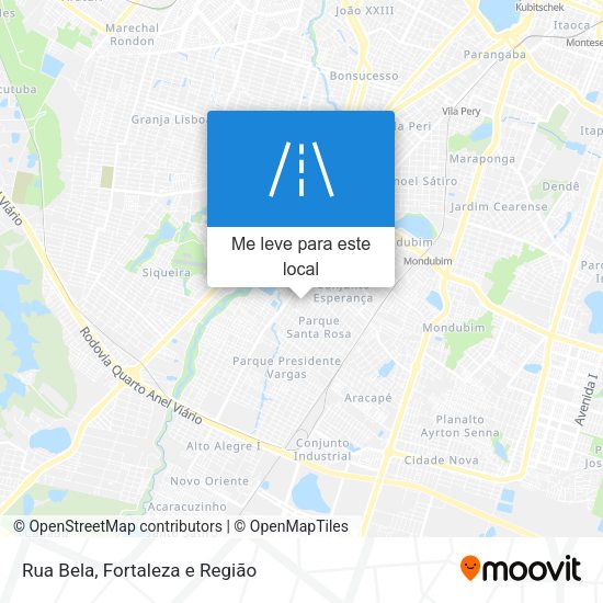 Rua Bela mapa