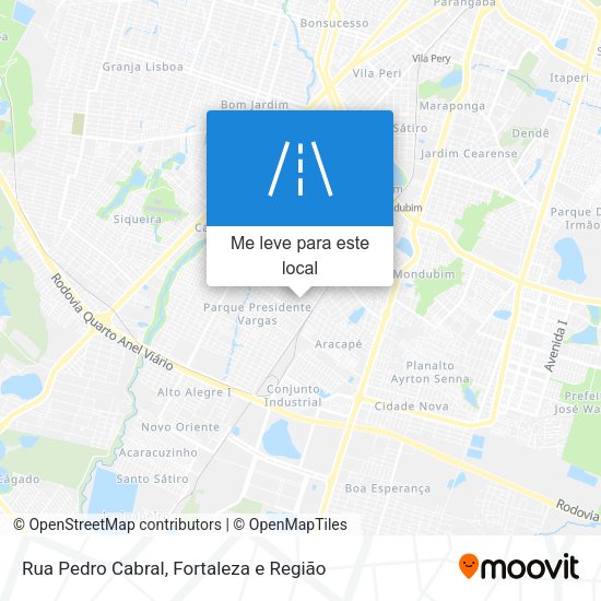Rua Pedro Cabral mapa