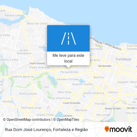Rua Dom José Lourenço mapa
