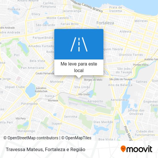 Travessa Mateus mapa