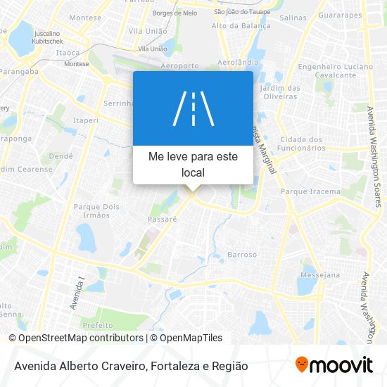 Avenida Alberto Craveiro mapa