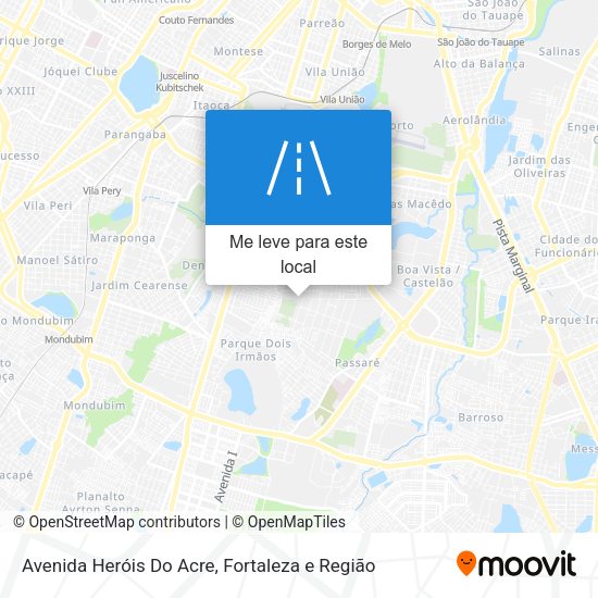 Avenida Heróis Do Acre mapa