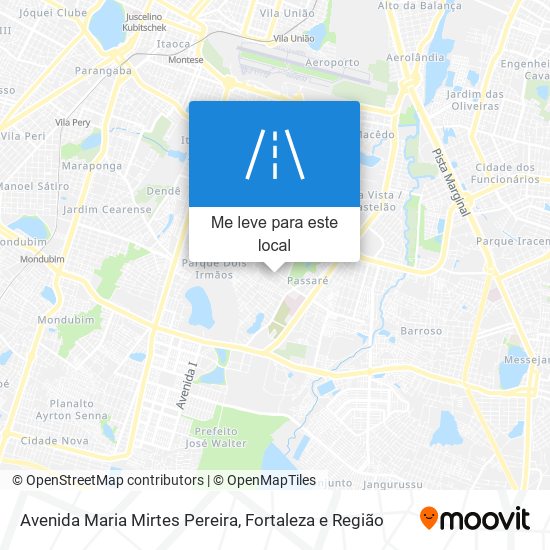 Avenida Maria Mirtes Pereira mapa