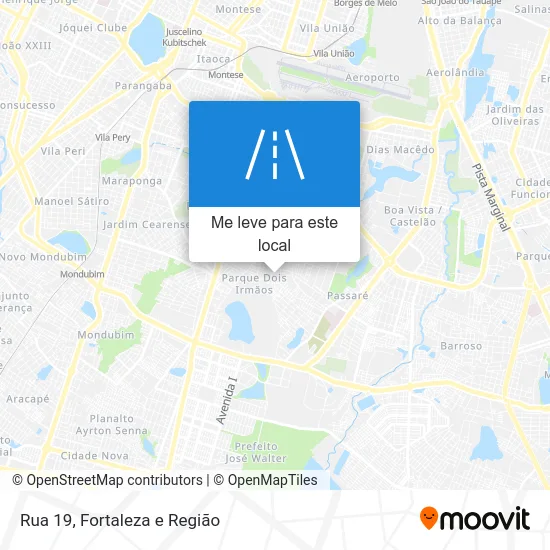 Rua 19 mapa