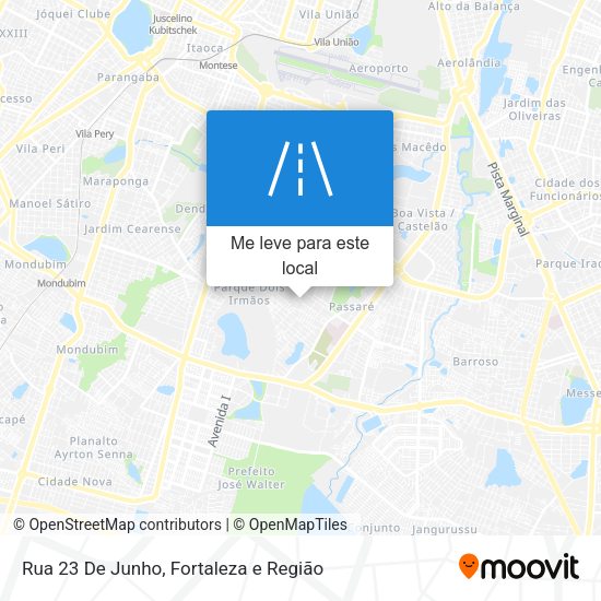 Rua 23 De Junho mapa