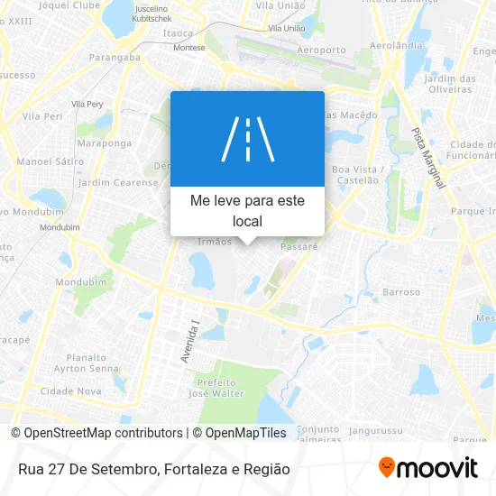 Rua 27 De Setembro mapa