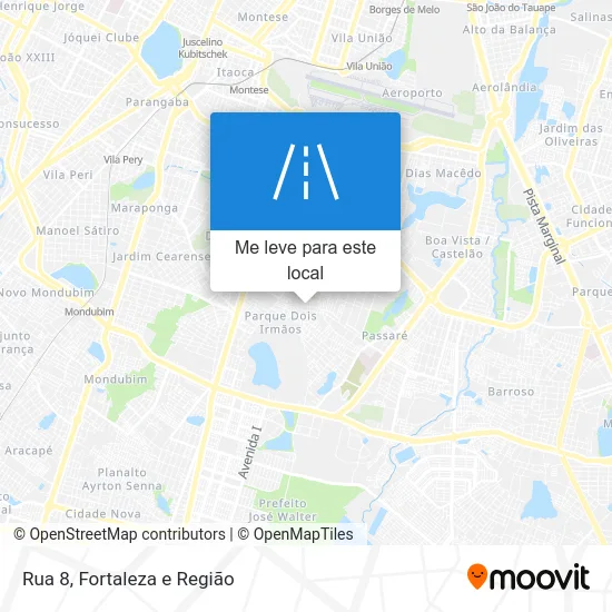 Rua 8 mapa