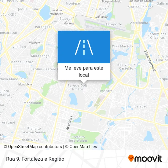 Rua 9 mapa