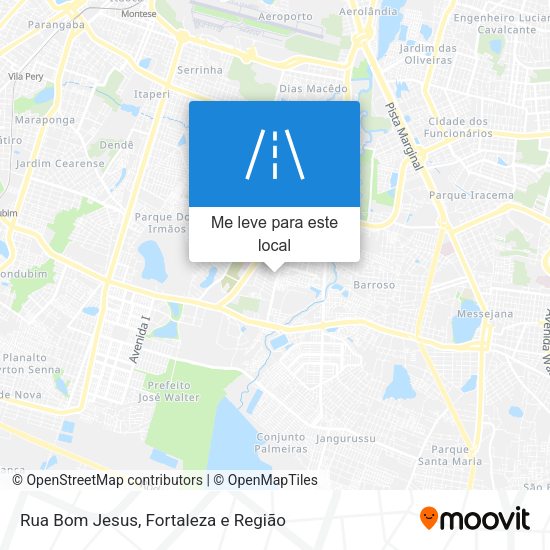 Rua Bom Jesus mapa