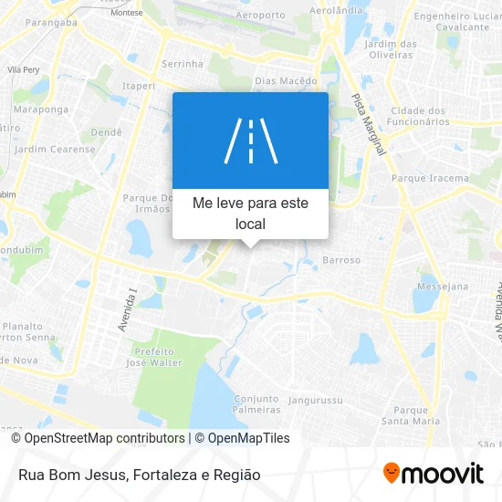 Rua Bom Jesus mapa
