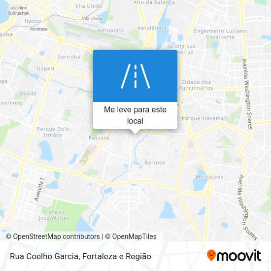 Rua Coelho Garcia mapa